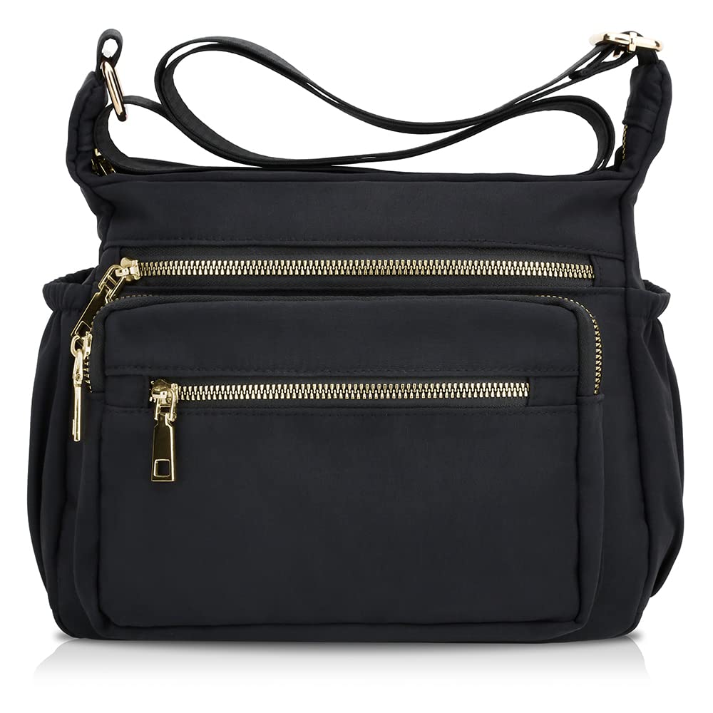 DOB SECHS Women's Nylon Crossbody Shoulder Bag - Stylish Travel Messenger Purse for Casual Outings, Work & Daily Use