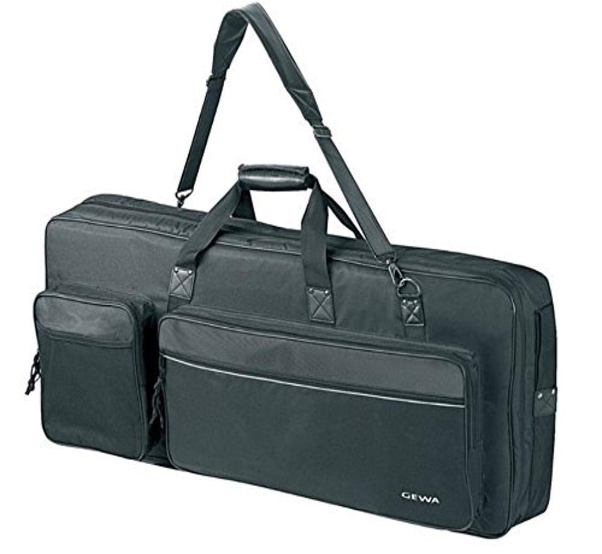 Gewa 273160 Premium Keyboard Gig Bag - Waterproof Padded Carrying Case for 61-Key Digital Pianos - Perfect for Musicians, Travel & Stage Performances