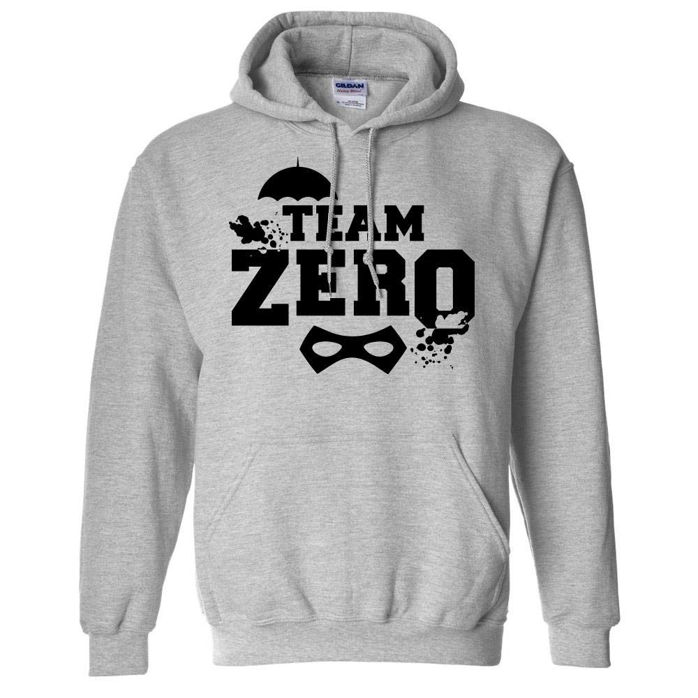 TeesAndTankYou Team Zero Umbrella Hoodie Sweatshirt - Unisex Pullover with Hood - Perfect for Outdoor Activities, Casual Wear & Street Style Fashion
