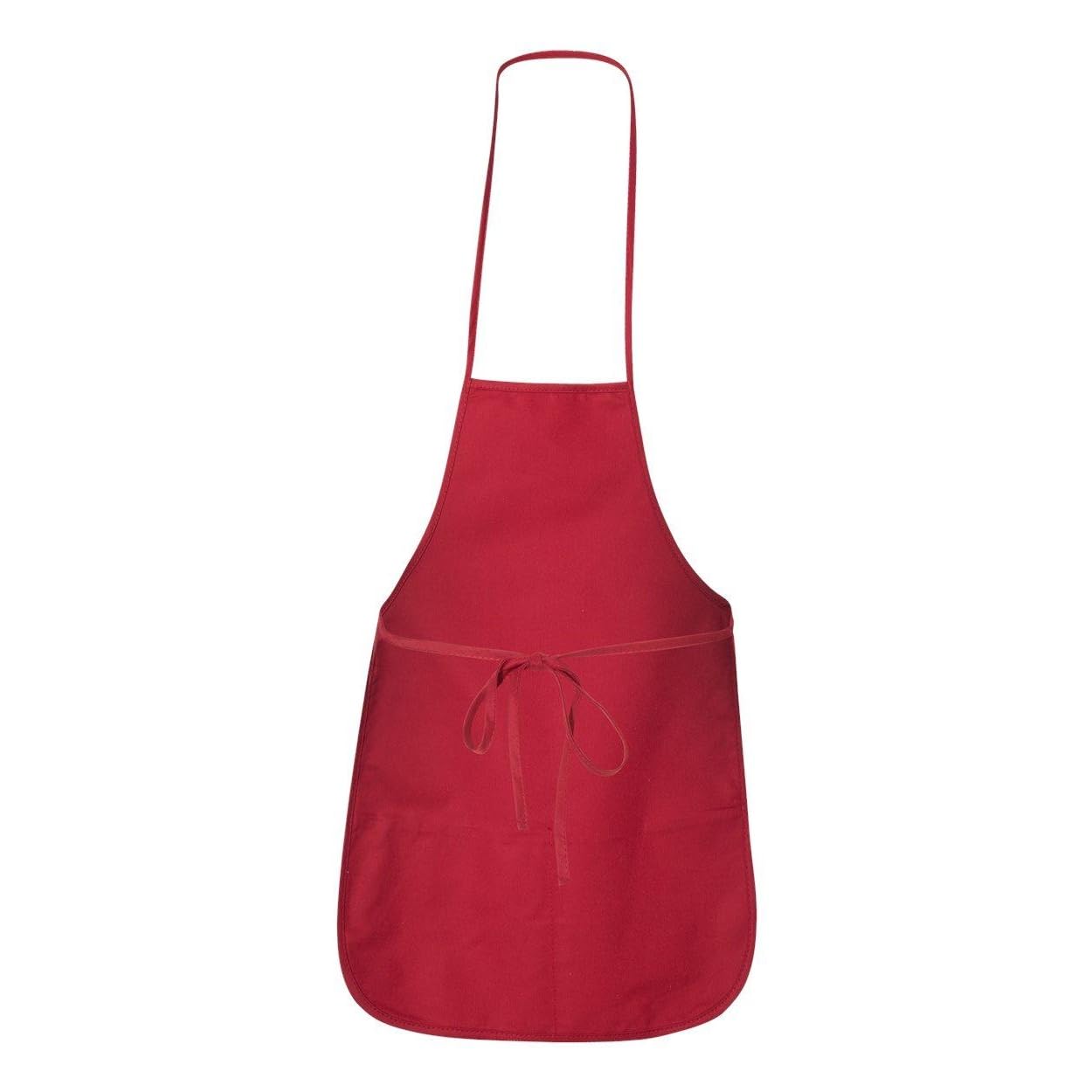 Debbie Medium Apron - Adjustable Cotton Kitchen Apron for Cooking, Baking & Grilling - Red (One Size Fits All) - Perfect for Home Chefs, BBQ Parties & Restaurant Use