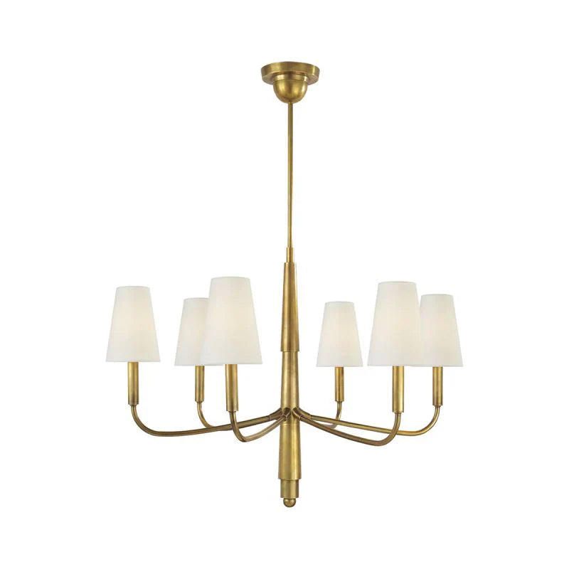 Farlane Crystal Chandelier - Elegant Modern Ceiling Light Fixture for Dining Room, Living Room & Bedroom | Energy Efficient LED Lighting for Home Decor & Interior Design