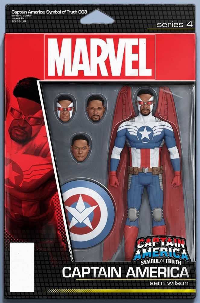 Captain America Symbol Of Truth #3 Christopher Action Figure - Collectible Marvel Superhero Toy for Display & Play | Perfect for Comic Fans, Gift Giving & Home Decor