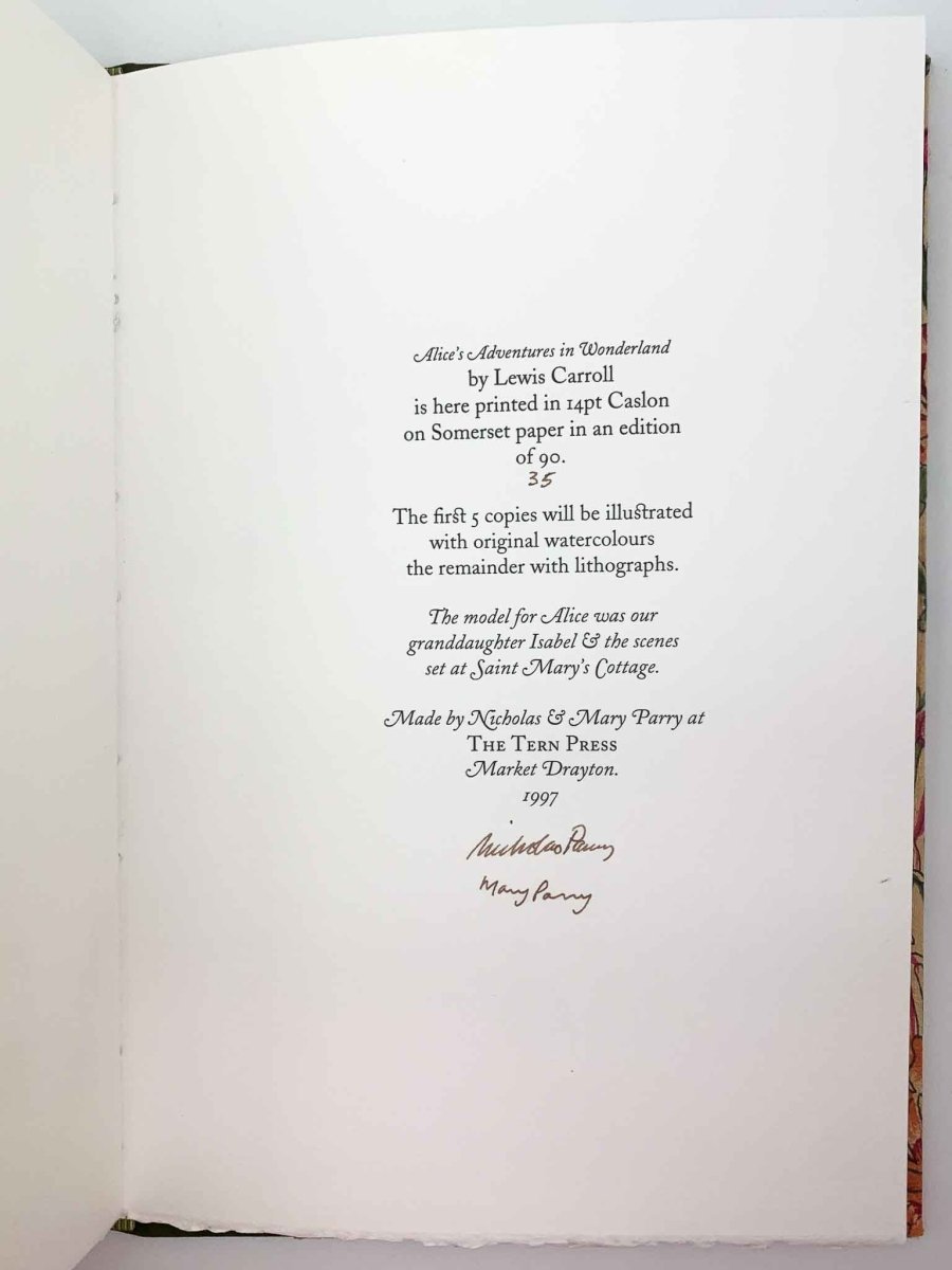 Alice's Adventures in Wonderland by Lewis Carroll - Signed Collector's Edition | Classic Fantasy Novel for Book Lovers & Gift Ideas
