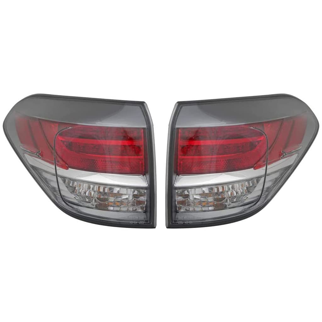 2013-2015 Lexus RX350 Pair Rear Tail Lights - Driver & Passenger Side Replacement (LX2804112 LX2805112) Compatible with 81560-0E090 81550-0E090 - Perfect for Night Driving & Enhanced Vehicle Safety