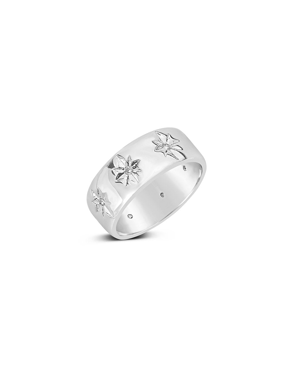 Starburst Band Ring for Women - Elegant Sparkling Fashion Jewelry for Parties, Weddings & Everyday Wear