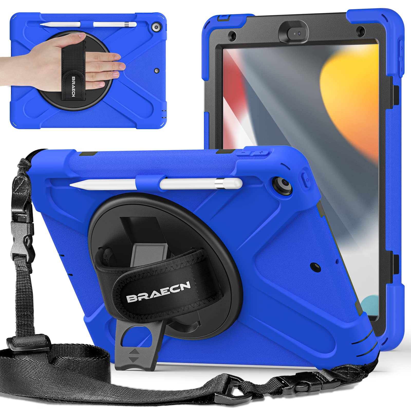 Shockproof Protective Case for Apple iPad 9th/8th/7th Gen 10.2