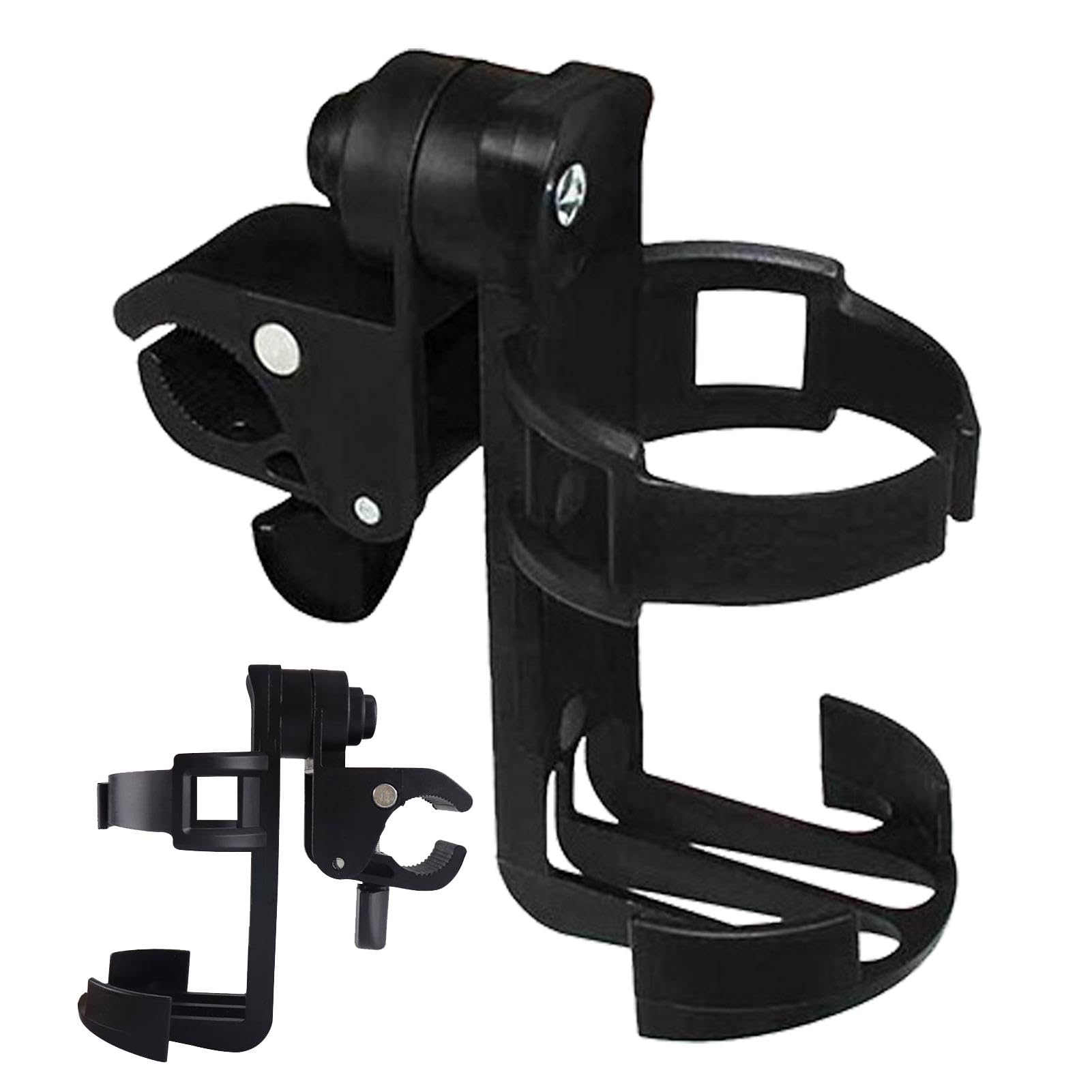 Stroller Water Bottle Holder - Universal Handlebar Drink Cup Holder for Baby Prams, Wheelchairs & Golf Carts | Leak-Proof Outdoor Accessories for Hiking, Shopping & Travel