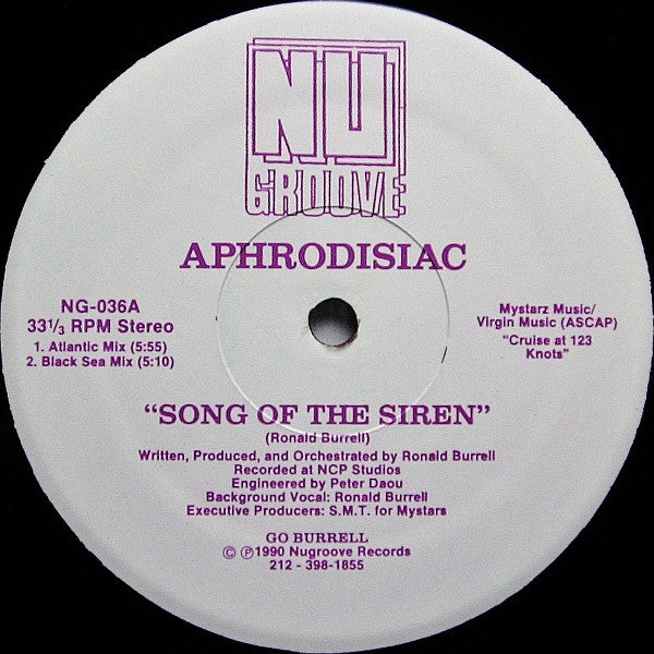Song Of The Siren Aphrodisiac Perfume - 12ml Bottle (VG+ Condition) for Romantic Evenings & Sensual Occasions