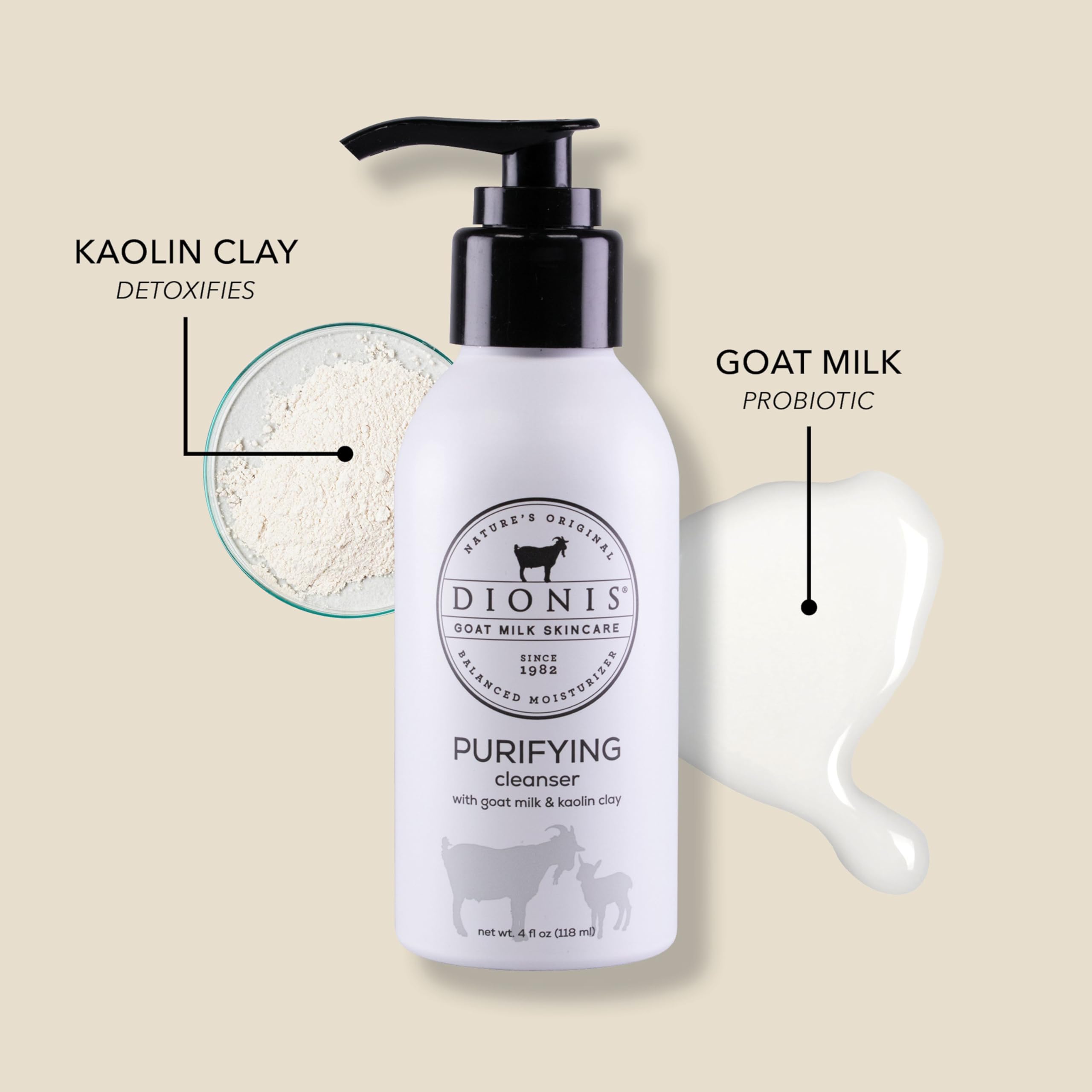 Dionis Goat Milk Skincare Core Collection Starter Set with 6-Piece Lip Balm Ornament 2024 | Natural Moisturizing Gift Set for Dry Skin Care & Holiday Gifting