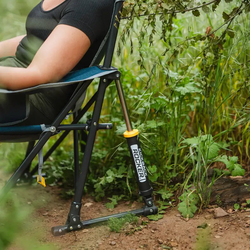 Kickback Rocker™ - Portable Folding Rocking Chair for Outdoor, Camping & Relaxation - Perfect for Patio, Beach, Backyard & Travel