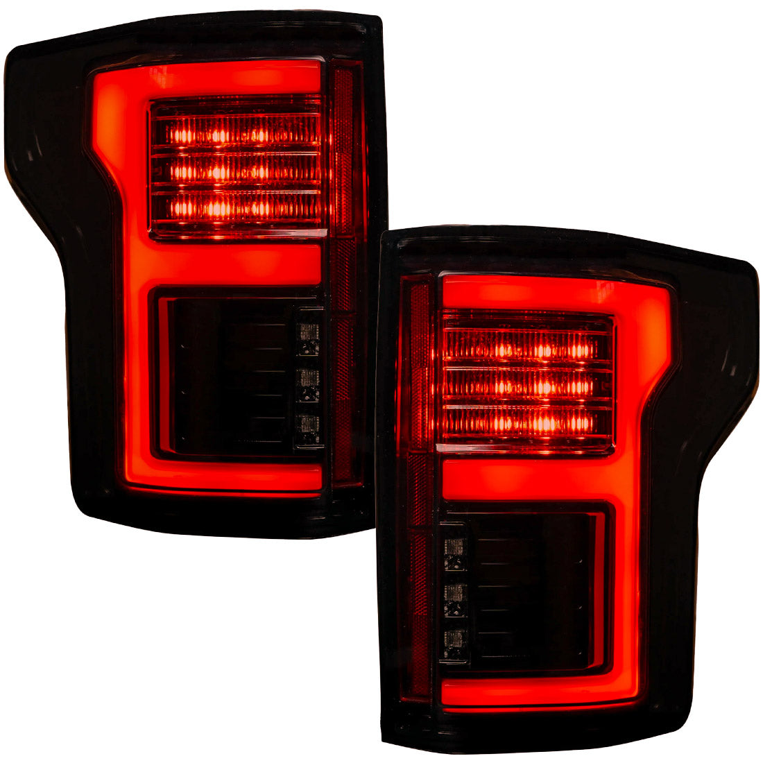 Ford F-150 SVT Raptor 2017-2020 Ultra Bright OLED Tail Lights - Direct Replacement for Factory/OEM LED with BLIS System - Multiple Lens Options - Perfect for Off-Roading & Night Driving