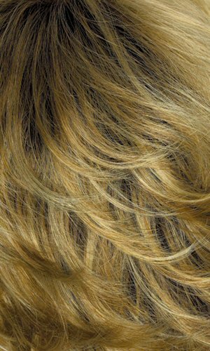 26GR Gold blonde with light blonde highlights and brown roots
