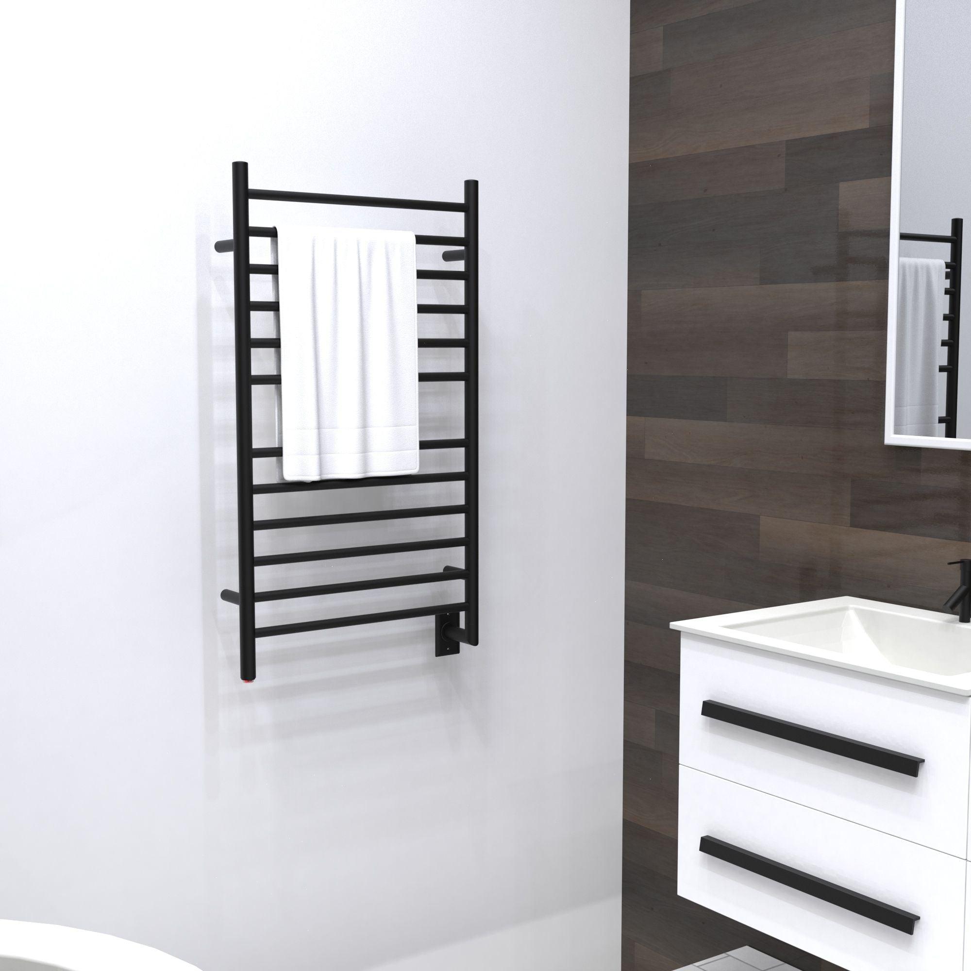 Amba Radiant Large Plug-in & Hardwired Bathroom Towel Warmer - 23.6