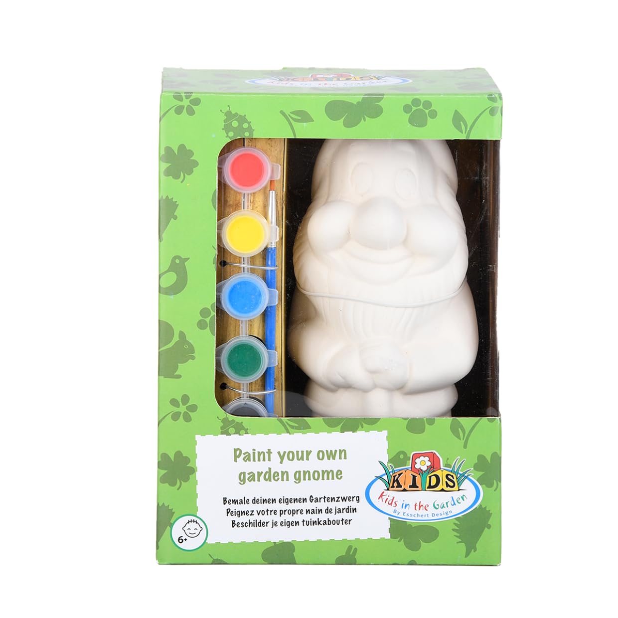 DIY Paint Your Own Garden Gnome Kit for Kids - Creative Outdoor Craft Activity for Backyard Decor & Garden Art Projects