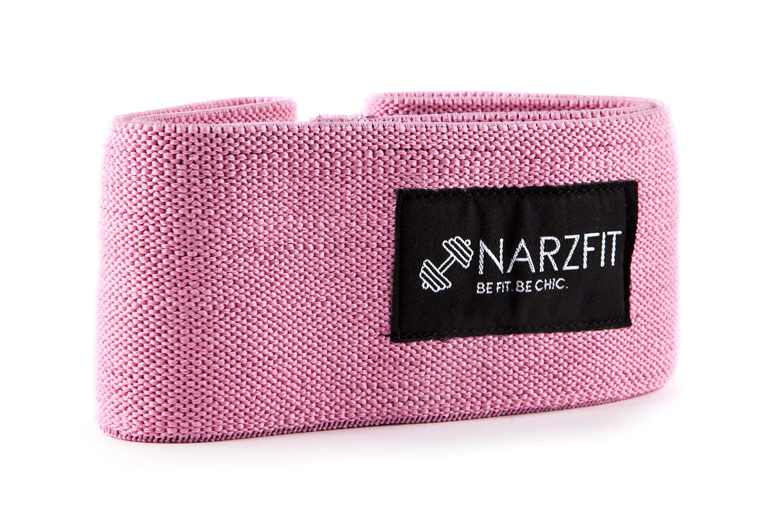 NARFIT Resistance Bands for Women - Exercise & Fitness Bands for Leg Training, Stretching, Hip, Knee & Ankle Strengthening - Physical Therapy & Home Workout Equipment with Carrying Pouch (S/M) - Perfect for Yoga, Pilates & Rehabilitation Exercises