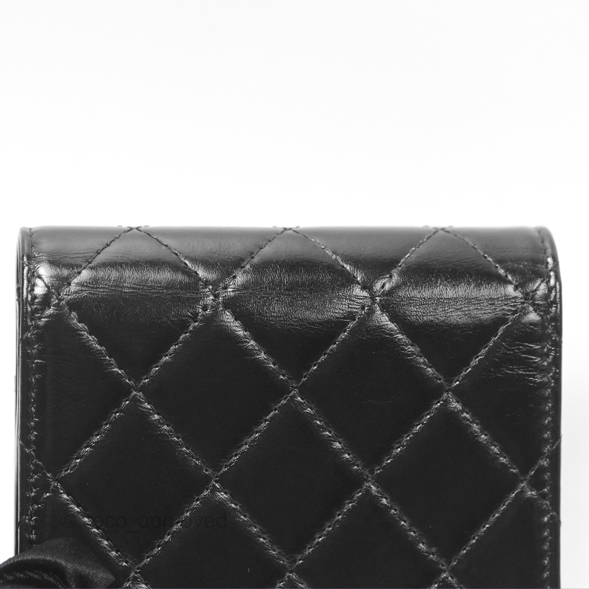 Chanel 31 Card Holder in Shiny Black Calfskin with Gold Hardware - Luxury Wallet for Credit Cards & IDs | Perfect for Everyday Use & Gift Giving