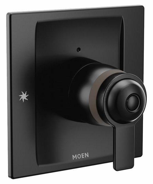 Moen TS3100BL 90 Degree ExactTemp Valve Trim in Matte Black - Perfect for Bathroom and Shower Faucet Upgrades