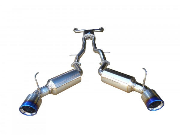 2008-2013 Infiniti G37 Coupe Titanium Tip Cat-Back Exhaust System - High Performance Stainless Steel Exhaust for Enhanced Sound & Power - Perfect for Racing & Street Driving