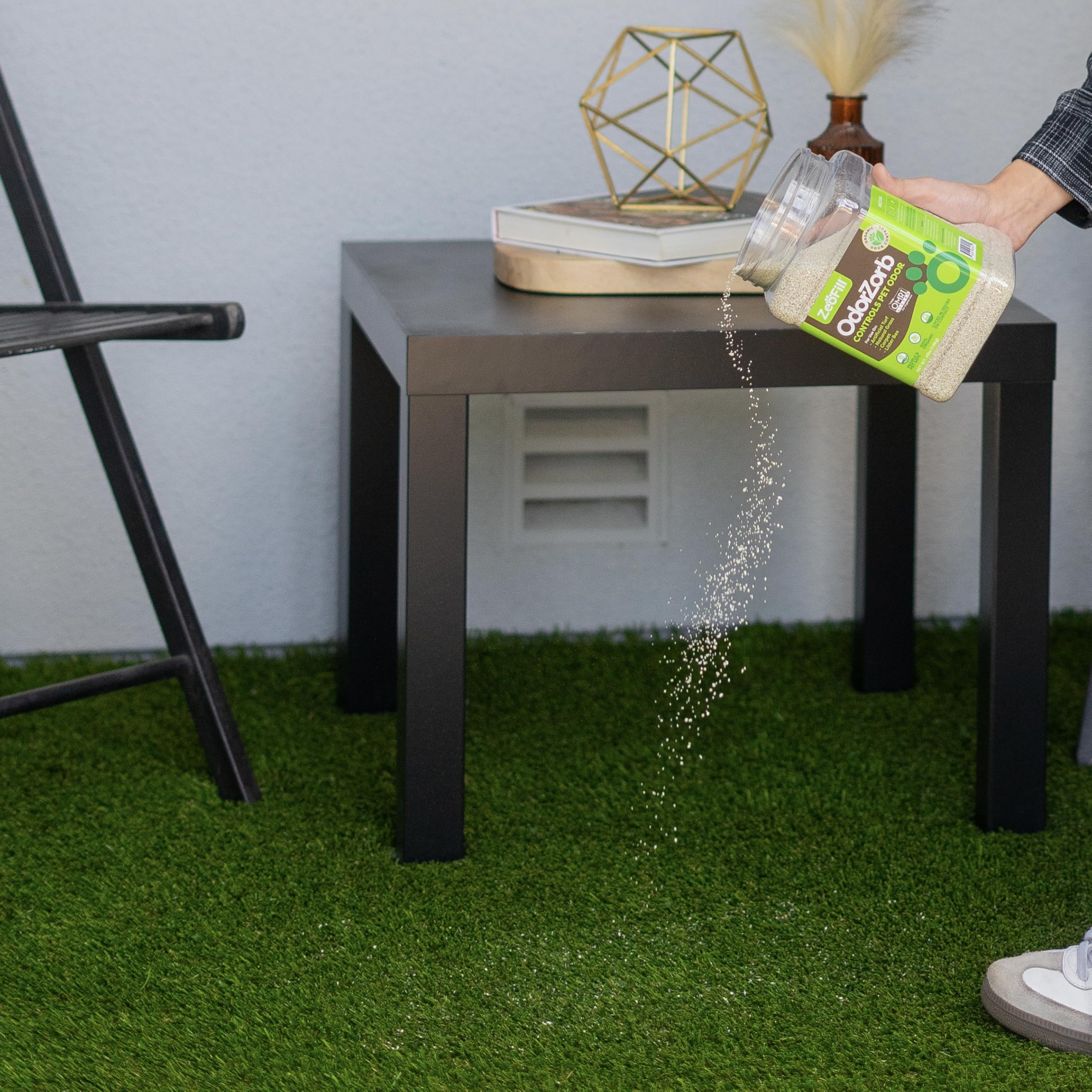 Zeofill® Artificial Turf Cleaner & Pet Odor Eliminator Premium Bundle – 8LBS OdorZorb, 1 Gal PE-51, 32oz PE-51 with Nozzle & Free 120ct Dog Waste Bags – Organic & Natural Solution for Synthetic Grass, Lawn, Litter Box – Perfect for Backyards, Dog Parks & Pet Areas
