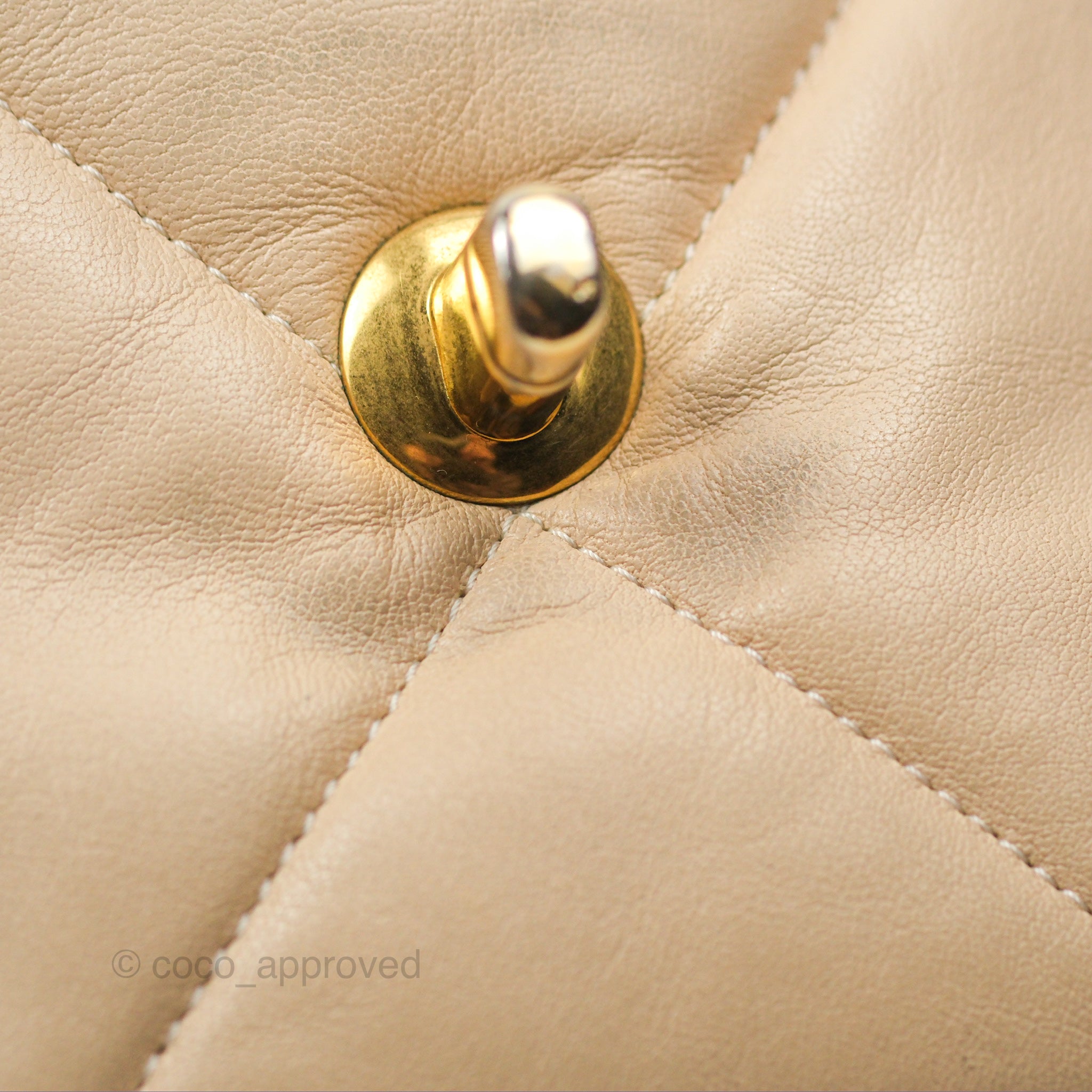 Chanel 19 Small Handbag in Beige Goatskin with Mixed Hardware - Luxury Crossbody Bag for Women, Perfect for Date Night & Special Occasions