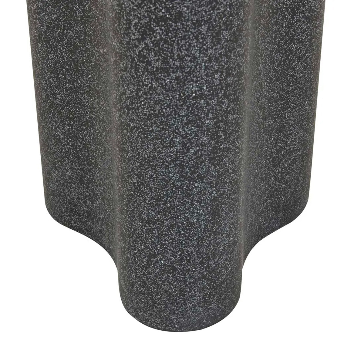 Artie Wave Outdoor Side Table - Waterproof & Durable Patio Furniture for Poolside, Garden, and Deck Use - Modern Design with Rust-Resistant Metal Frame