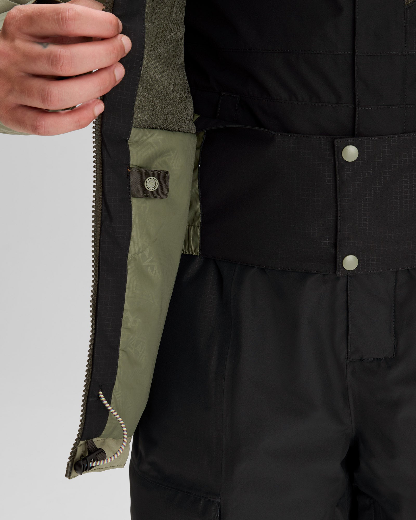 Men's PWDR Days 2L Insulated Snow Jacket - Dark Moss/Beech - Waterproof Winter Coat for Skiing, Snowboarding & Outdoor Activities