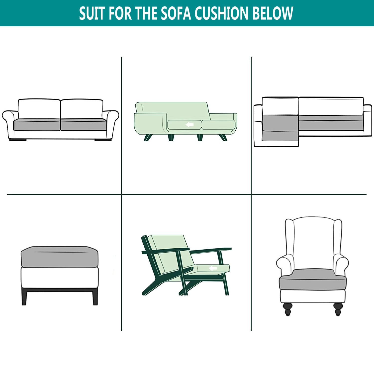 AURLOE Waterproof Stretch Sofa Slipcover - 1pc Elastic Couch Cover Furniture Protector for Armchair, Loveseat, 3 & 4 Seater - Beige | Perfect for Living Room, Bedroom & Pet-Friendly Homes