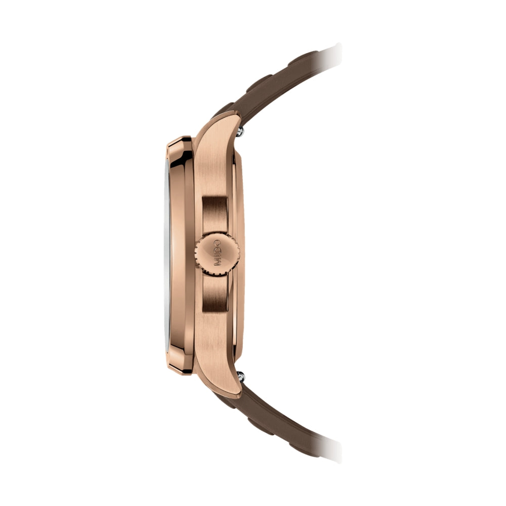 Multifort TV Big Date Rose Gold Tone Watch - Luxury Men's Chronograph Timepiece for Business, Casual & Formal Occasions