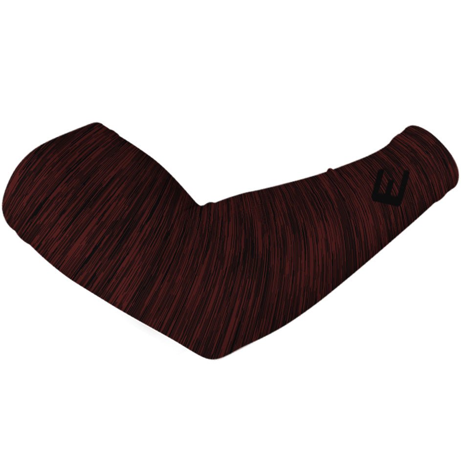 Maroon Static Arm Sleeve - Compression Sleeve for Sports & Workout - Perfect for Basketball, Gym & Arthritis Support
