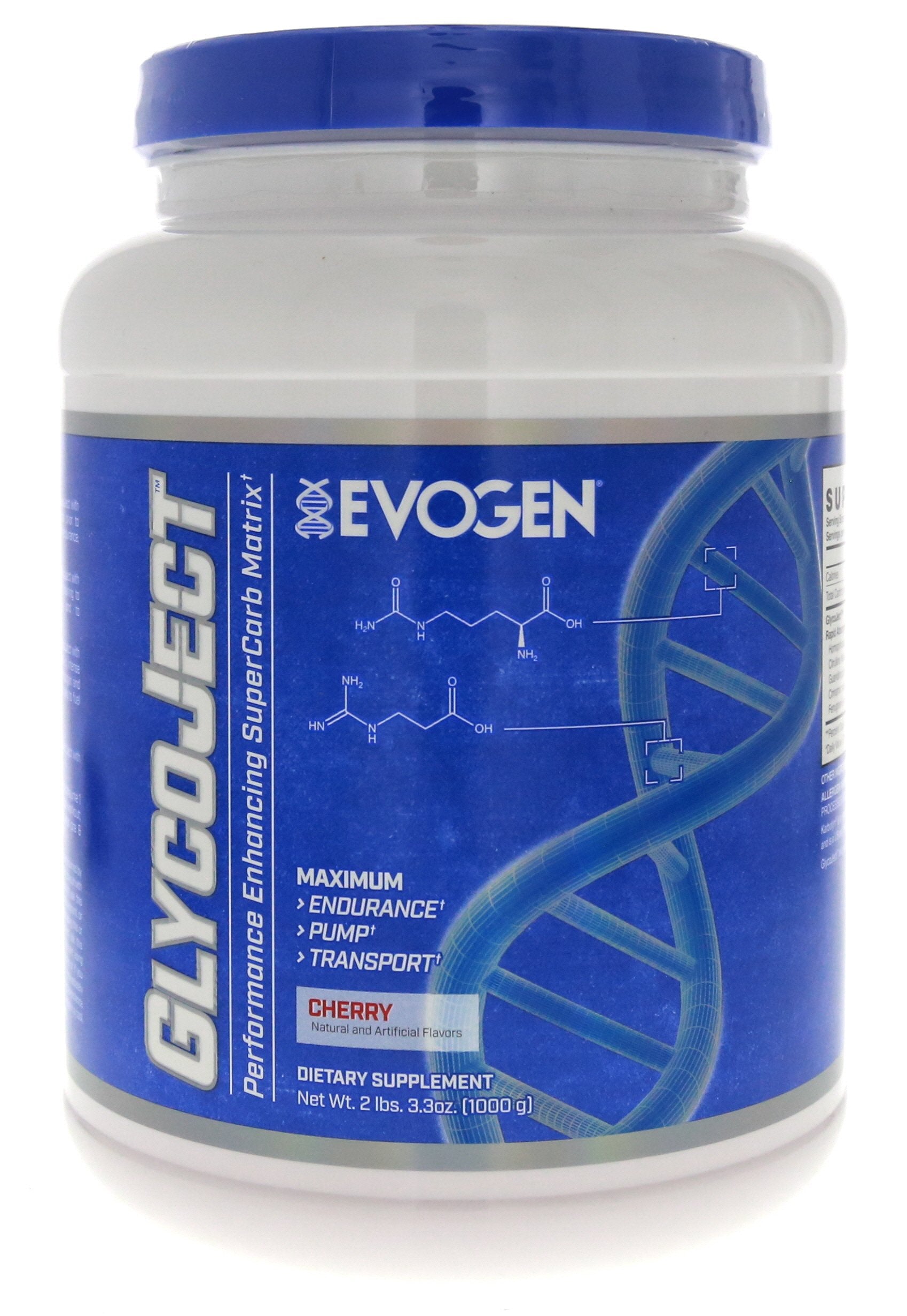Evogen GlycoJect - Premium Post-Workout Recovery Supplement, Cherry Flavor, 1000g | Supports Muscle Growth & Energy Replenishment | Ideal for Athletes & Fitness Enthusiasts