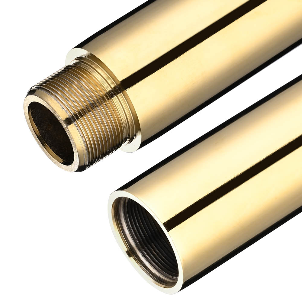 9ft Brass Dancing Pole - Spinning & Static Pole for Home & Studio - Gold Finish for Professional & Beginner Pole Dancers | Perfect for Fitness, Dance Practice & Performance