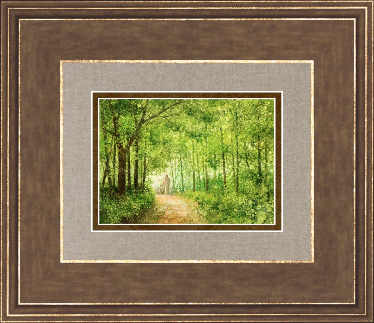 Lead Thou Me On By Yongsung Kim - Inspirational Christian Wall Art Print for Home & Office Decor - Perfect for Living Room, Bedroom, Church & Gift Giving