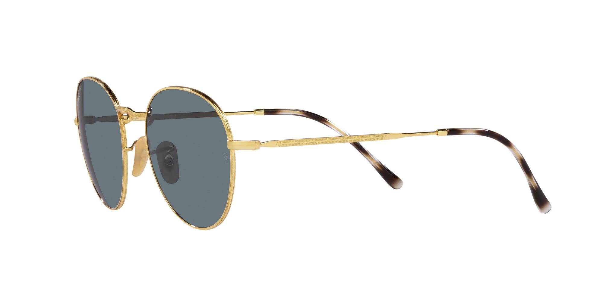 Ray-Ban RB3582 David Round Polarized Sunglasses for Men & Women - Classic Retro Style UV Protection - Perfect for Driving, Beach & Outdoor Activities