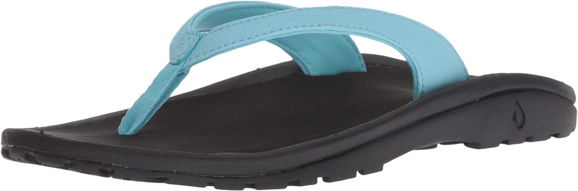 OLUKAI Kulapa Kai Sandals for Men & Women - Comfortable Beach & Water Shoes in Cotton Candy/Black - Size 11|12 - Perfect for Summer, Travel, and Outdoor Adventures