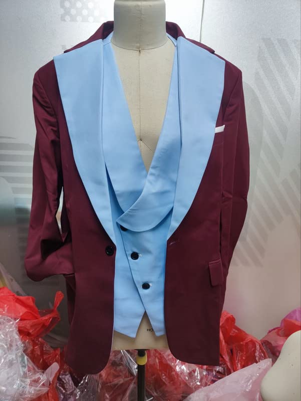 2023 Slim Fit Men's Tuxedo Suit Set - 3 Piece Wedding Suit for Groomsmen | Prom, Formal Events & Black Tie Occasions | Fashionable STXZ089