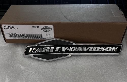 Genuine Harley Davidson Medallion Emblem for Street Glide LH 14101239 - FTK Replacement Part for Motorcycle Accessories & Customization
