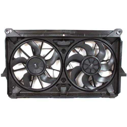 GMC Sierra 2500 HD & Chevrolet Cooling Radiator Fan & Condenser Replacement - GM3115212 - Heavy Duty Truck Cooling System Part for Off-Road & Towing