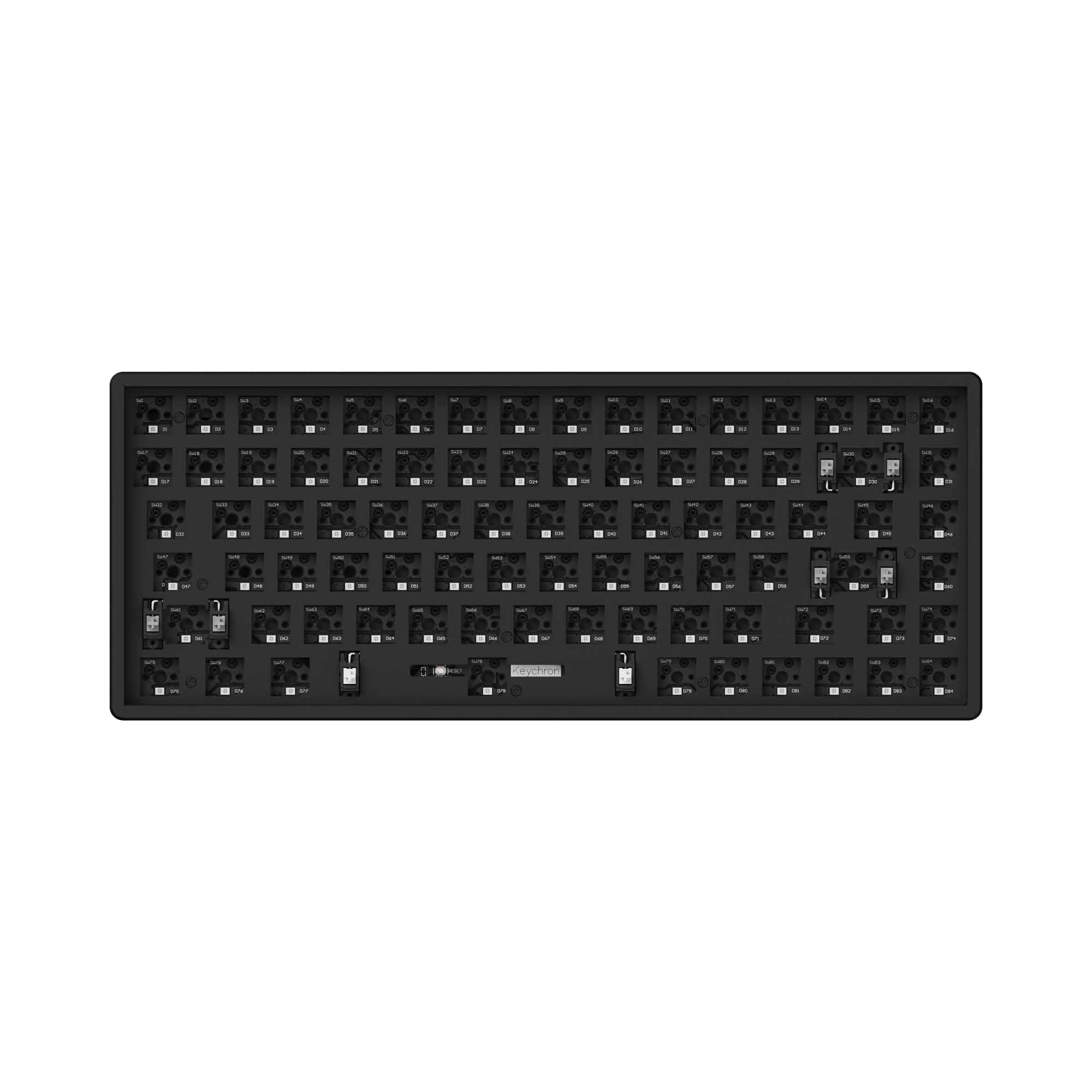 Keychron K2 Pro 75% Layout Wireless Mechanical Keyboard - Hot-Swappable, QMK/VIA Programmable, Bluetooth/USB-C - Perfect for Mac, Windows, Gaming & Office Work