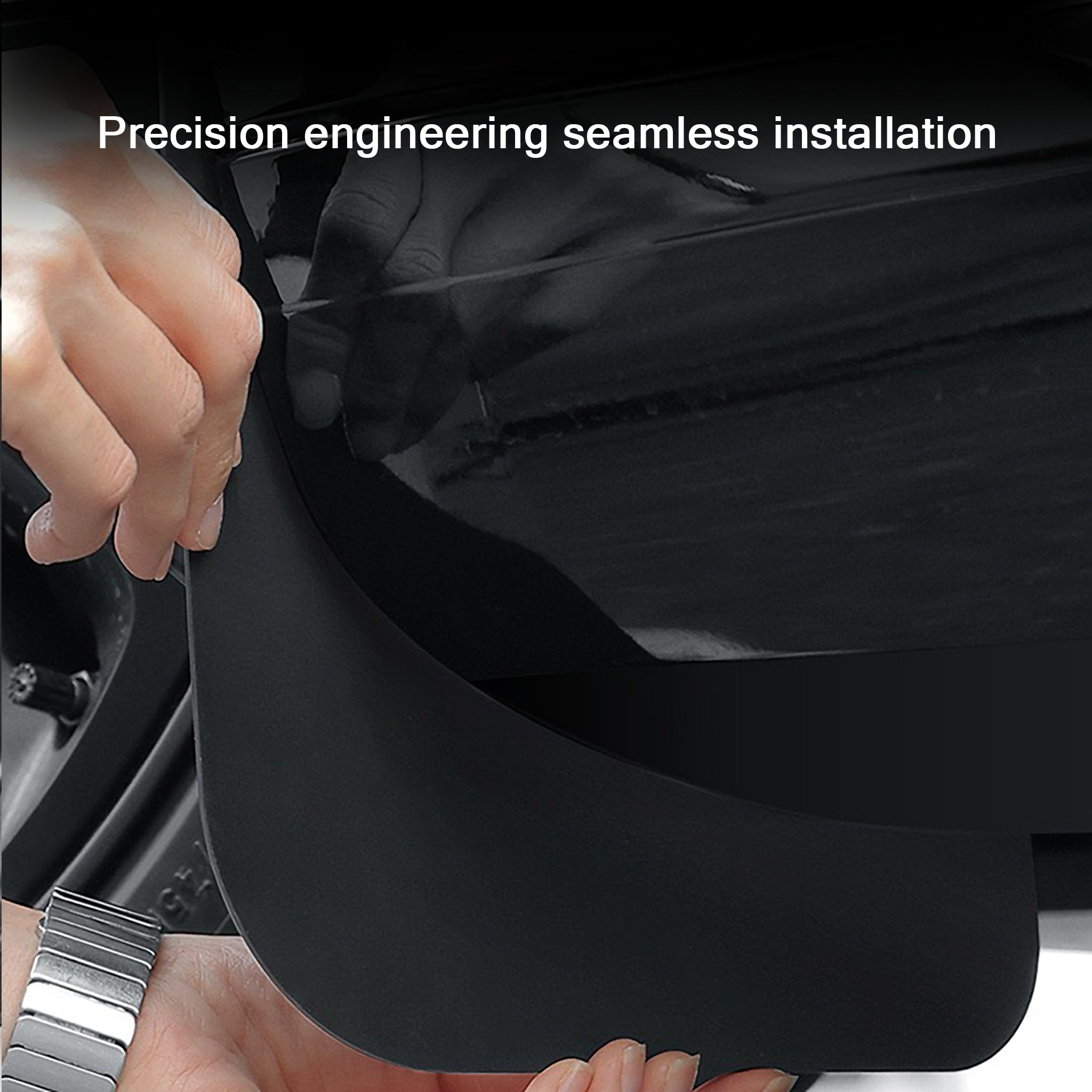 Premium Mud Flaps Set for 2024+ Tesla Model 3 Highland - Heavy Duty Splash Guards - All-Weather Protection for Cars - Perfect for Winter Driving & Off-Road Adventures