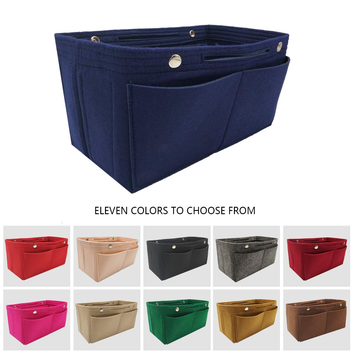 LEXSION Felt Purse Organizer Insert with Multiple Pockets - Handbag Organizer for Tote, Shoulder Bags & Backpacks | Perfect for Work, Travel & Daily Use