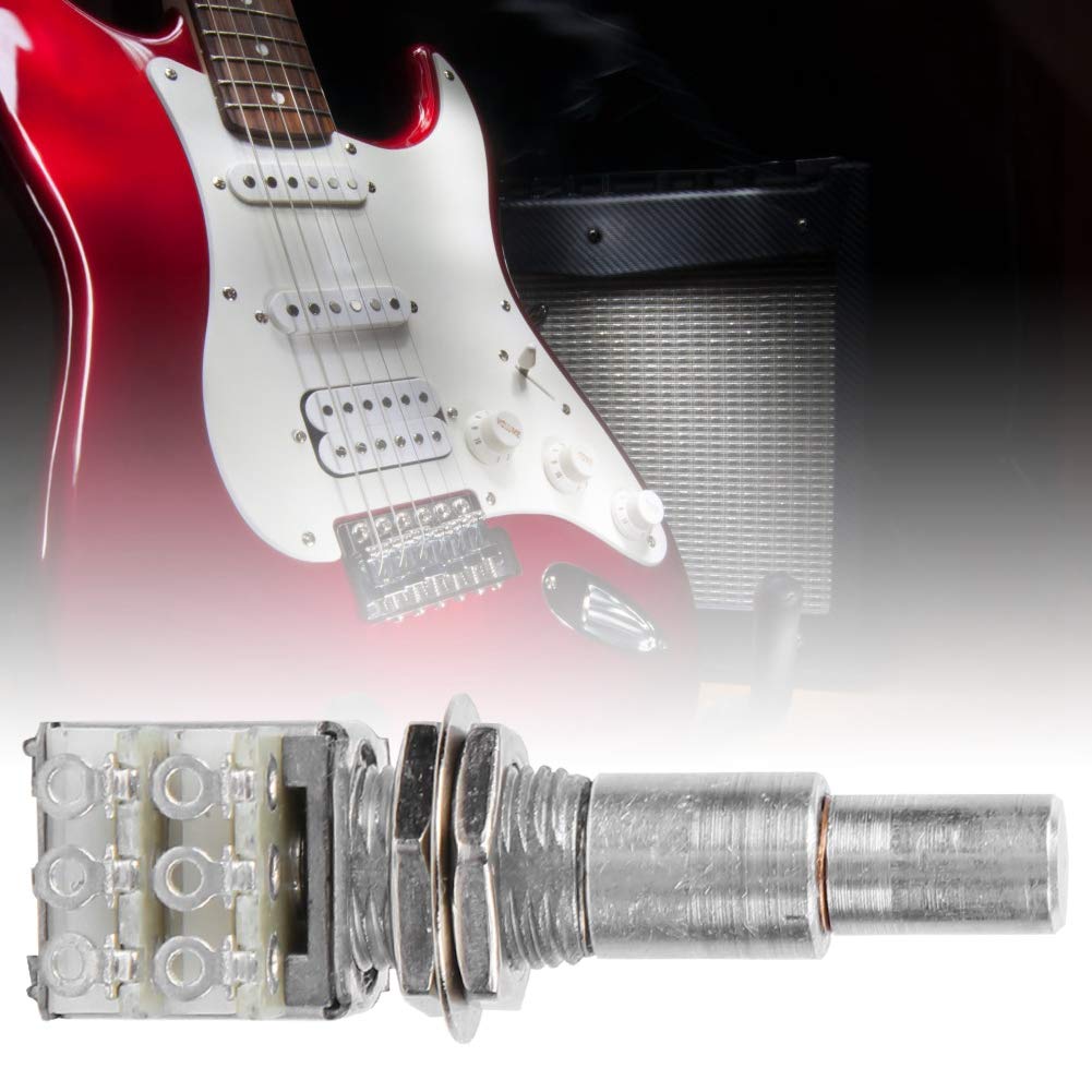 B50K Dual Stacked Concentric Potentiometer for Bass Guitar - Volume & Tone Control with Center Locator - Perfect for DIY Guitar Repair and Custom Builds