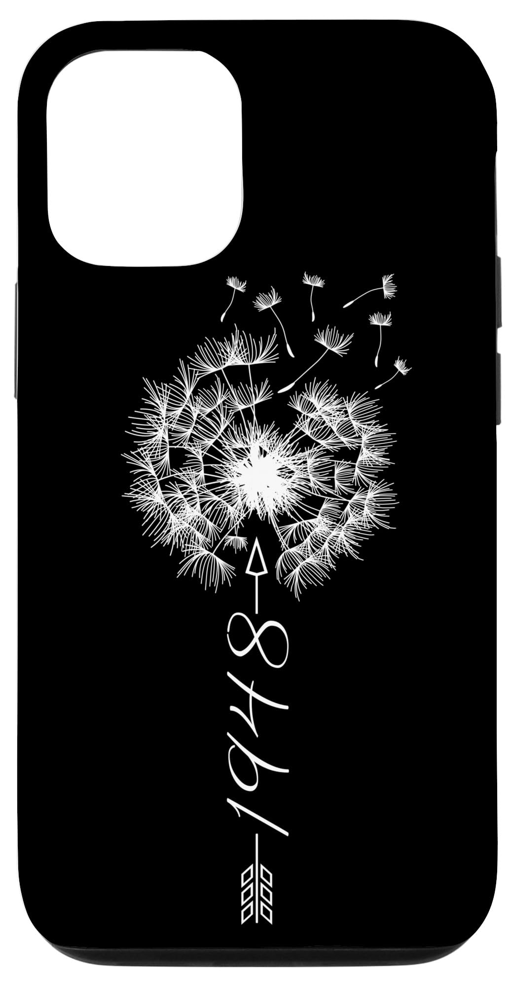 iPhone 12/12 Pro Case with Dandelion Flower Design - Cute Birthday Gift Idea for 1948 Year Born - Perfect for Everyday Use & Special Occasions