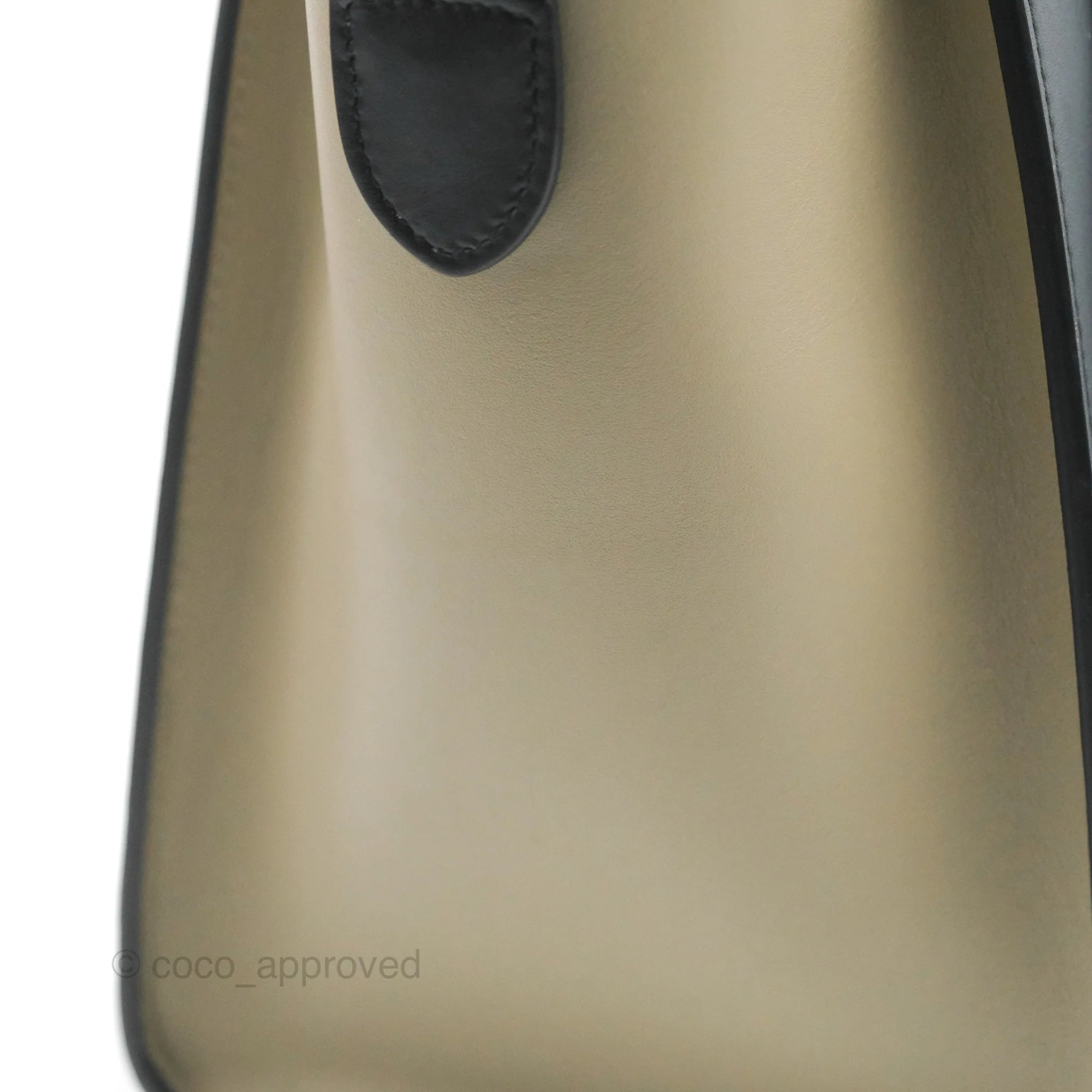 Celine Micro Luggage Bag in Taupe, Blue & Black Calfskin Leather - Perfect for Work, Travel & Everyday Luxury Handbag