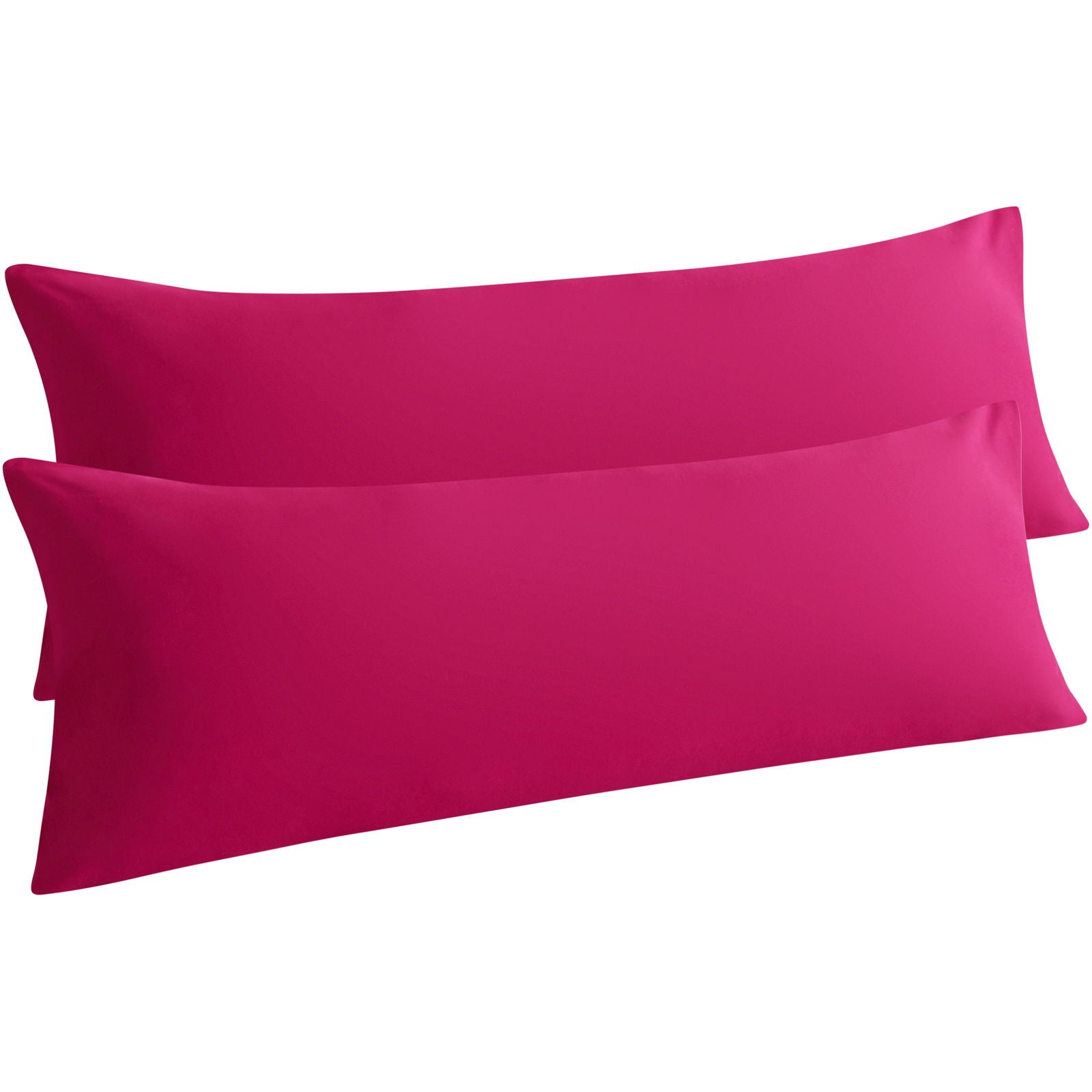 NTBAY 2 Pack Microfiber Body Pillowcase - Ultra Soft, Hypoallergenic & Wrinkle-Free Pillow Cover for Adults - Perfect for Sleeping, Lounging & Pregnancy Support