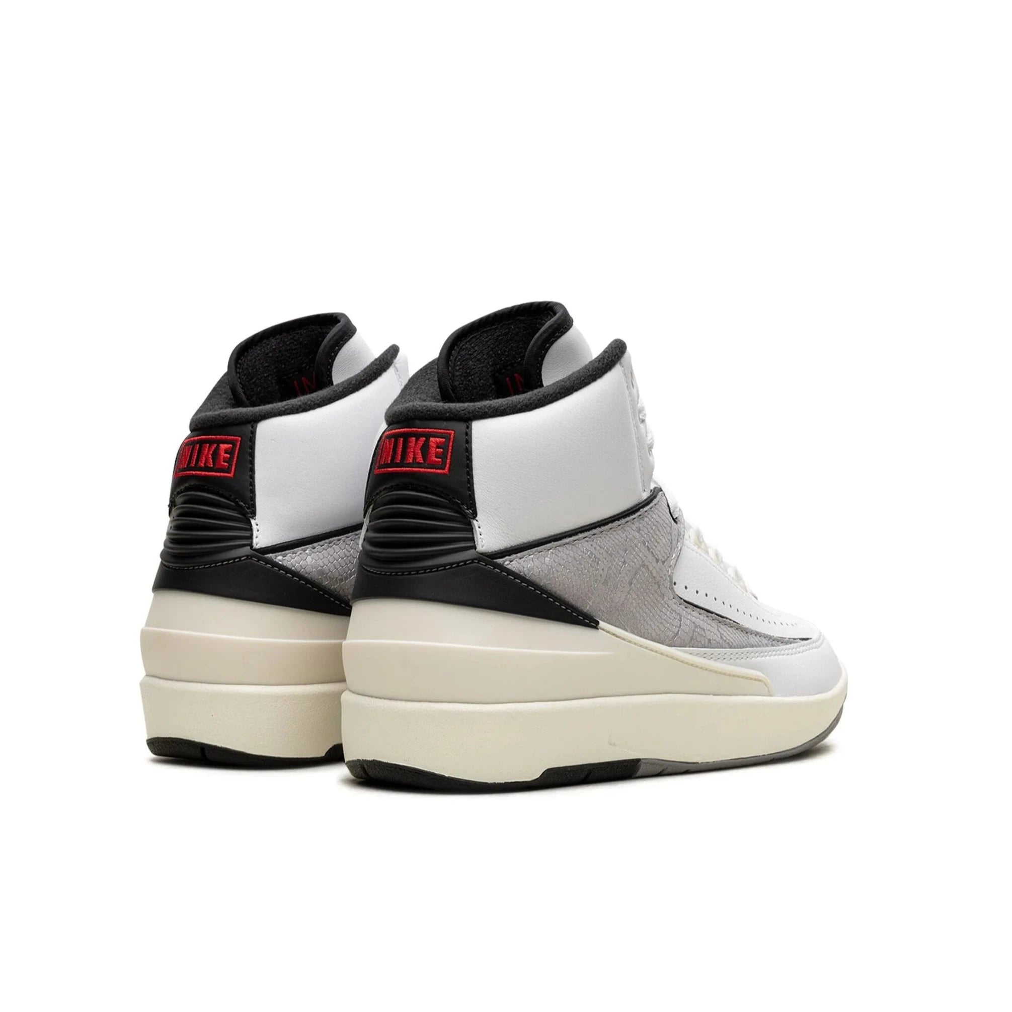 Air Jordan 2 GS Snakeskin Basketball Shoes for Girls - Retro Sneakers with Premium Leather & Snake Print Design - Perfect for School, Sports & Streetwear Fashion
