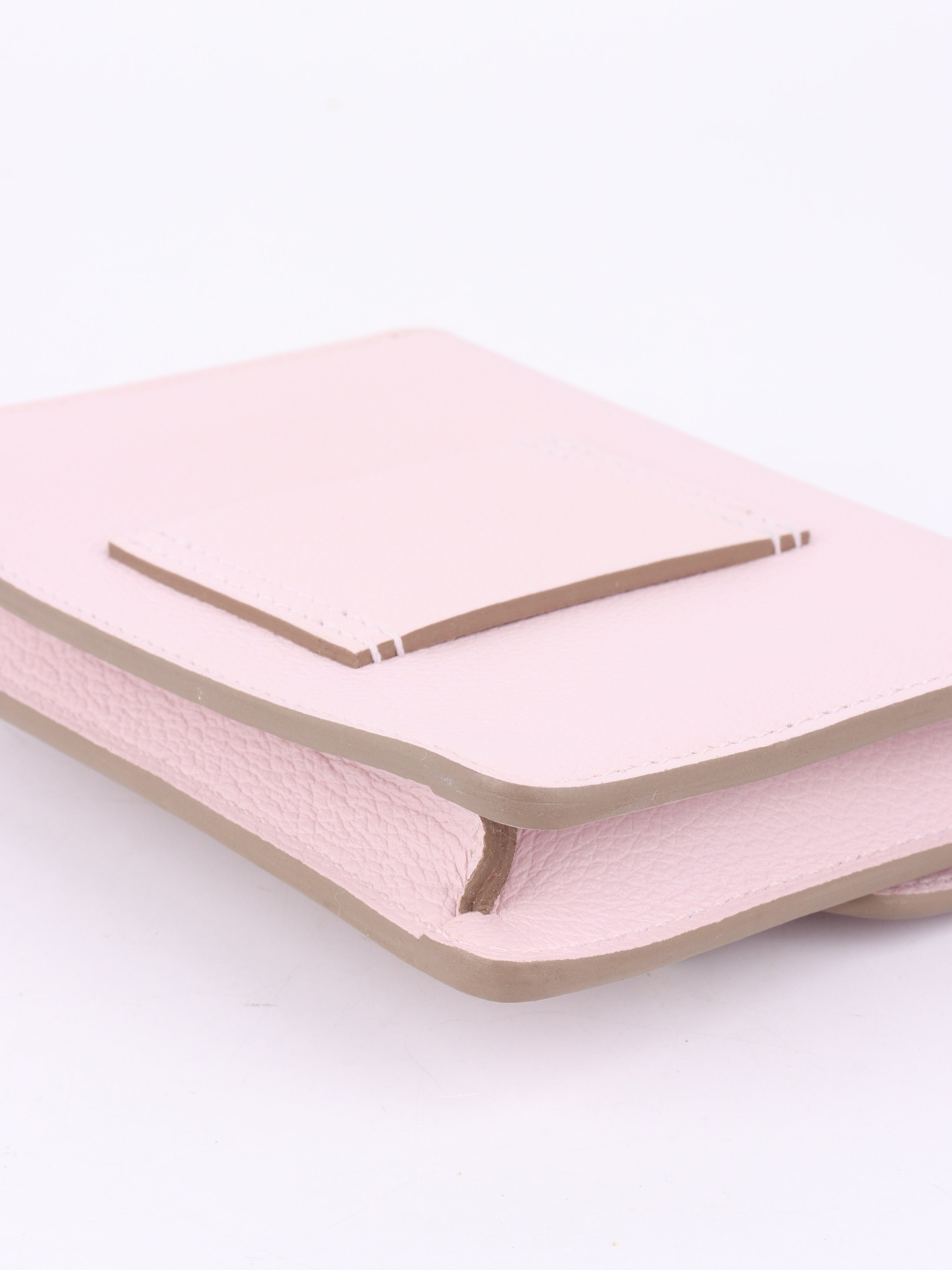 Hermes Roulis Slim Wallet in Mauve Pale - Luxury Leather Card Holder for Women | Perfect for Everyday Use, Travel & Special Occasions