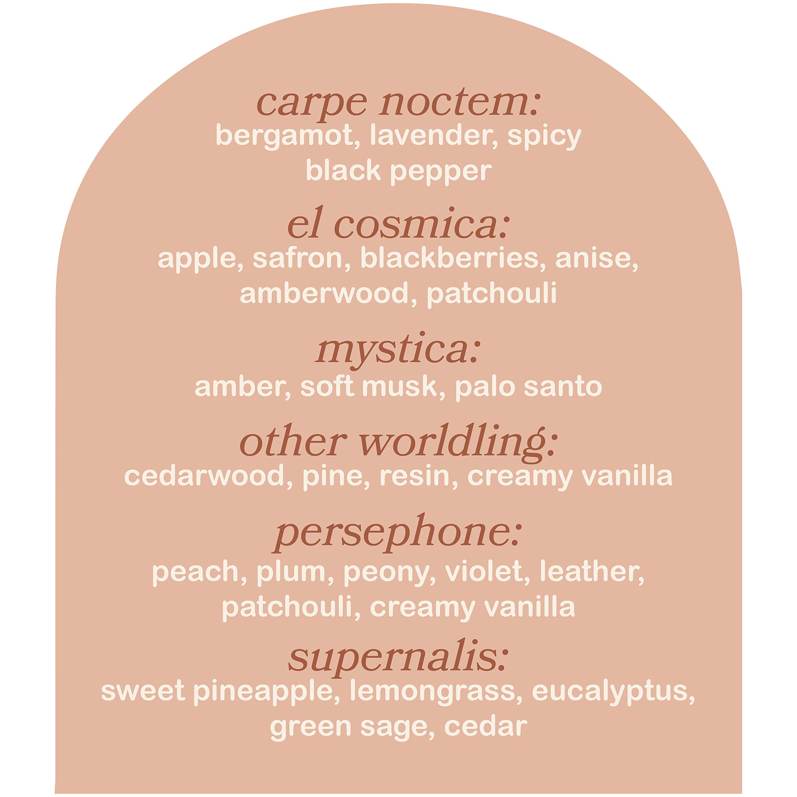 Luxury Masculine Scented Candle - Carpe Noctem with Bergamot, Black Pepper & Lavender | 9oz Coconut Soy Wax Candle (55 Hour Burn Time) | Strong Home Fragrance for Dark Academia Decor | Perfect for Bedroom, Office & Cozy Evenings