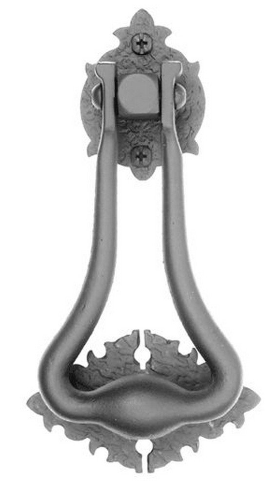 Warwick Iron Decorative Door Knocker - Heavy Duty Cast Iron Door Knocker for Front Entry Doors - Vintage Style Home Decor for Porch, Garden Gate & Farmhouse Style Houses