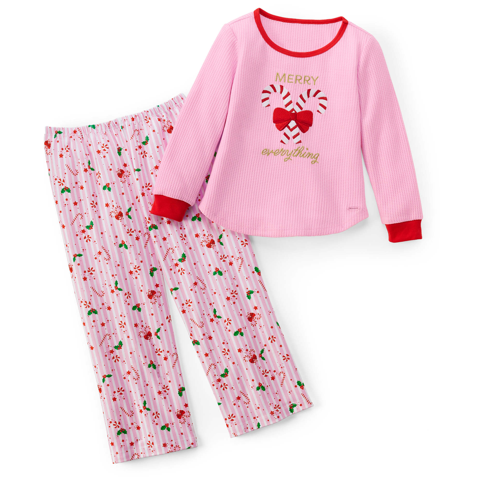 Merry Everything Christmas Pajamas for Girls - Cozy Holiday Family Matching PJs for Christmas Eve & Festive Sleepovers