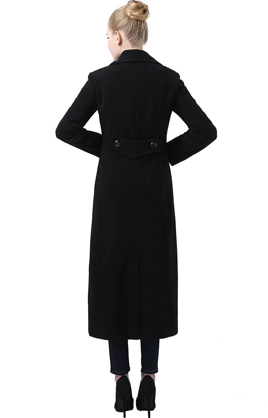BGSD Women's Long Wool Blend Single Breasted Maxi Coat - Winter Walking Jacket (Plus Size & Petite Available) | Warm Outerwear for Commuting, Travel & City Styling